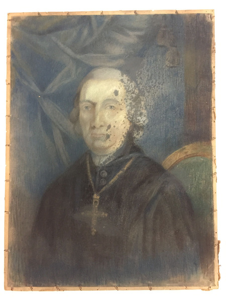 Portrait of a prelate of the Saint Gertrude’s Abbey of Leuven