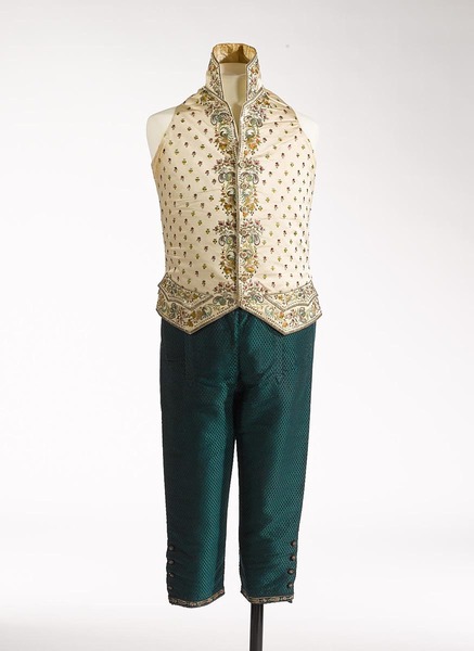 Waistcoat with green breeches