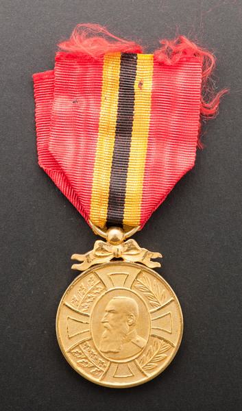 Medaille op het veertigjarig koningschap van Leopold II (1865-1905)