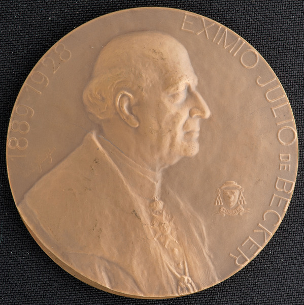 Portrait medal of Jules de Becker (1857-1936)