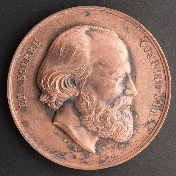 Portrait medal of Etienne Soubre (1813-1871)