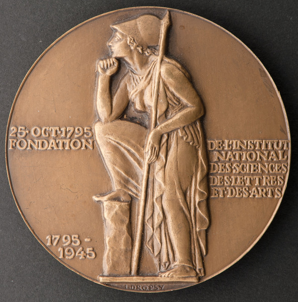 Medal on the 150th anniversary of the Institut de France