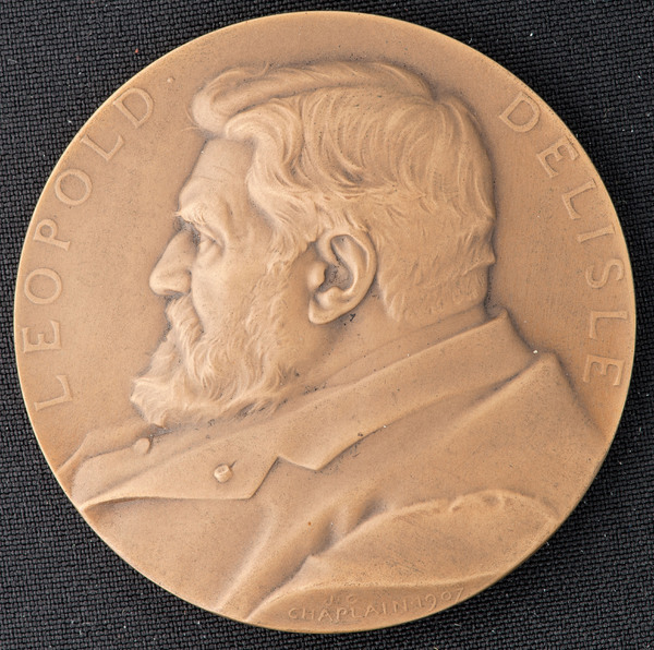 Portrait medal of Leopold Delisle (1826-1910)