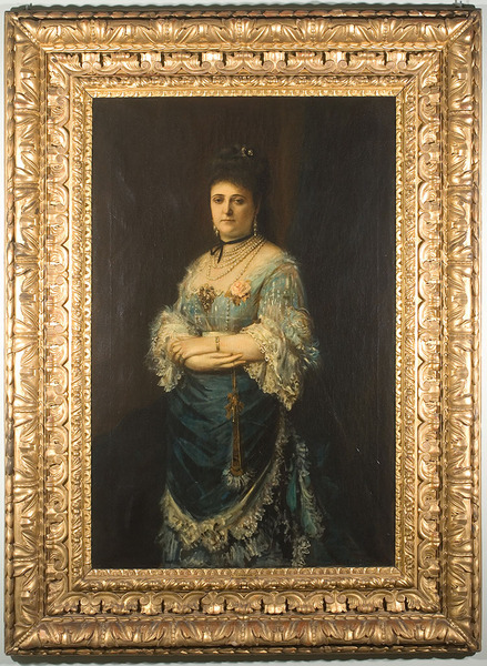 Portrait of the Hungarian Julia Hunyady of Kethely (1831-1919)