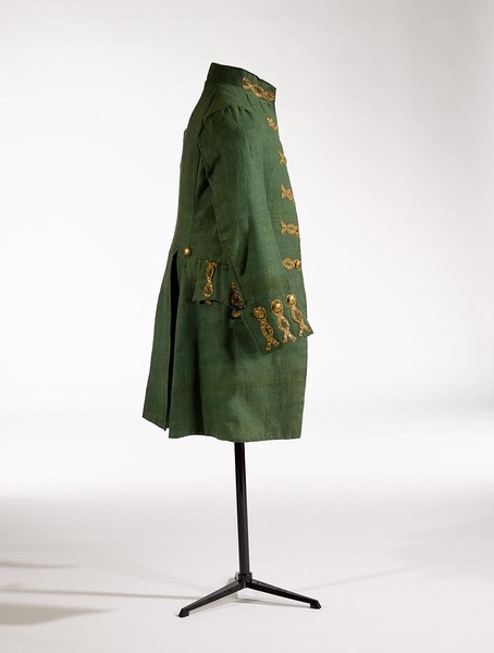 Green coat with breeches