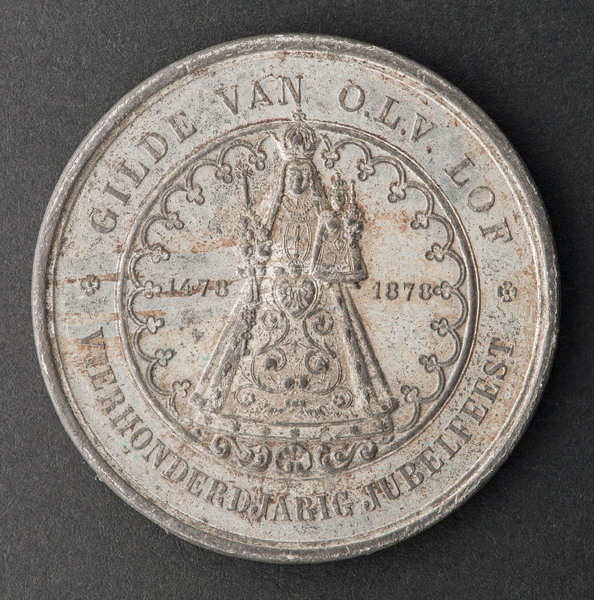 Medal on the fourth centennial of the Antwerp guild of Our Lady of Praise (Onze-Lieve-Vrouw-Lof)