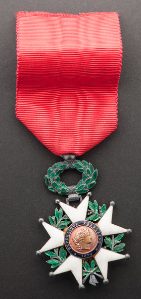 Decoration of knight in the French Ordre national de la Légion d'honneur