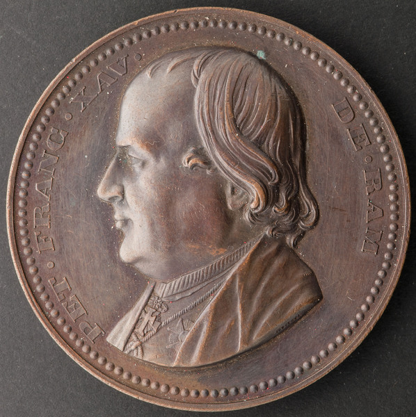 Portrait medal of Pierre François Xavier De Ram (1804-1865)