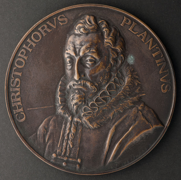 Medal on the fourth centennial of the birth of Christophe Plantin (1520-1589)