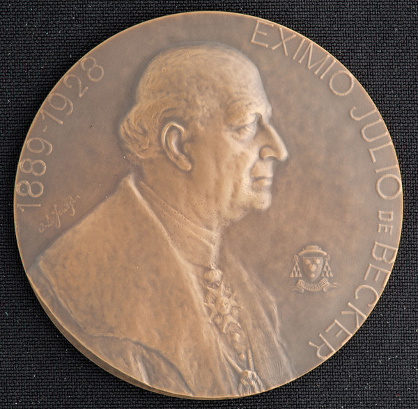 Portrait medal of Jules de Becker (1857-1936)