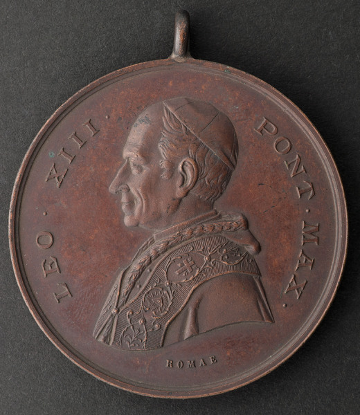 Portretpenning van Leo XIII (1810-1903)