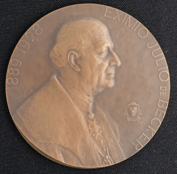 Portrait medal of Jules de Becker (1857-1936)