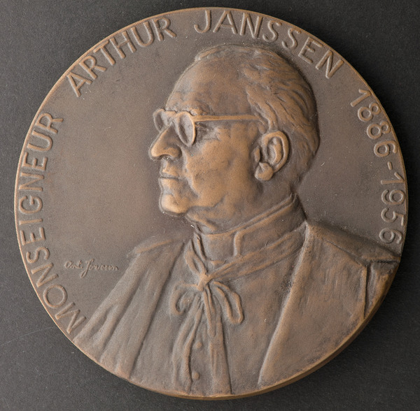 Portretpenning van Arthur Janssen (1886-1979)