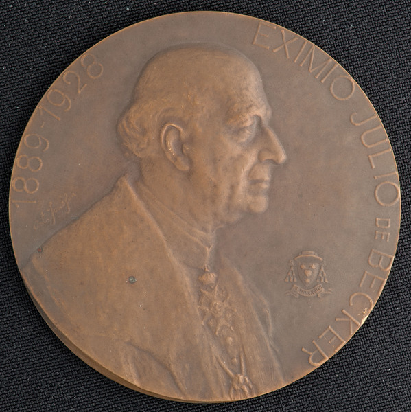 Portrait medal of Jules de Becker (1857-1936)