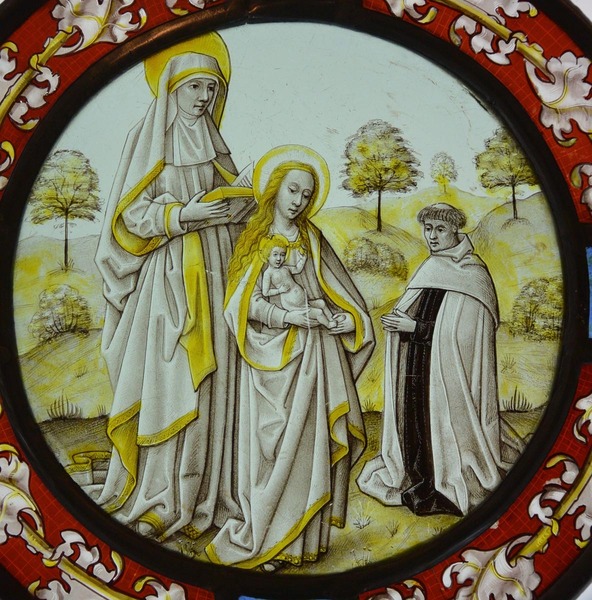 Saint Anna-ten-Drieën (saint Anna with the Virgin and Child) with a kneeling donor