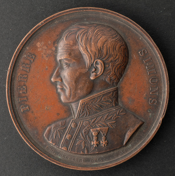 Portrait medal of Pierre Simons (1794-1843)