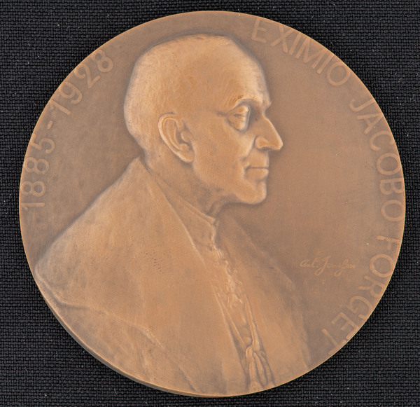 Portrait medal of Jacques Forget (1852-1933)