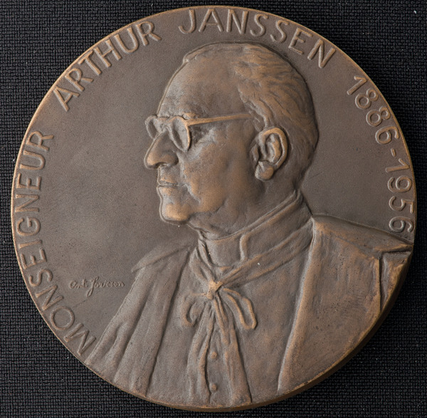 Portretpenning van Arthur Janssen (1886-1979)