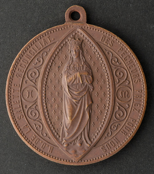 Devotional medal of Our Lady de la Salette