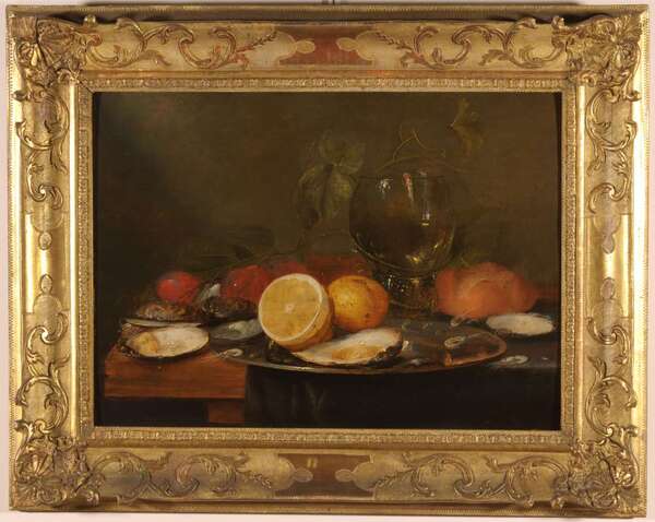 Still life with shellfish and a rummer