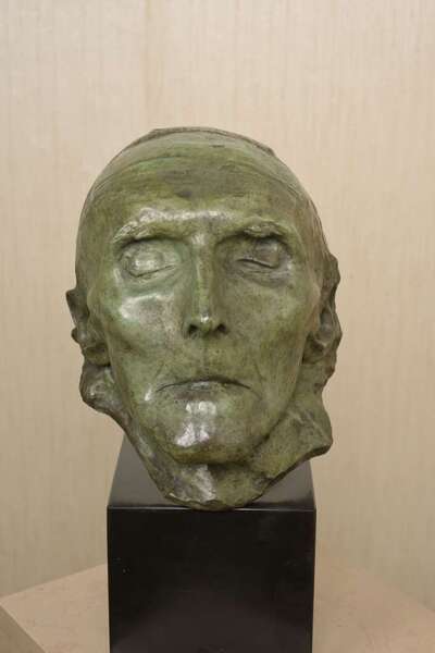 Bust after the death mask of Désiré Joseph Mercier (1851-1926)