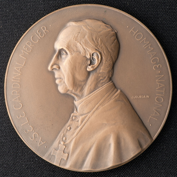 Portrait medal of Désiré Joseph Mercier (1851-1926)