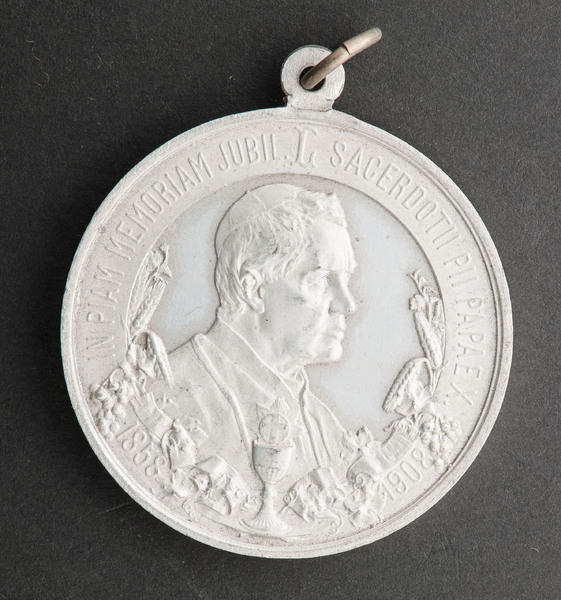 Penning op het gouden jubileum van de priesterwijding van Pius X (1835-1914)