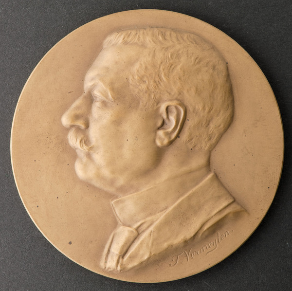 Medal in honour of Frans Schollaert (1851-1917) on 27 August 1911