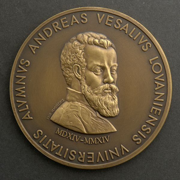 Portretpenning van Andreas Vesalius (1514-1564)