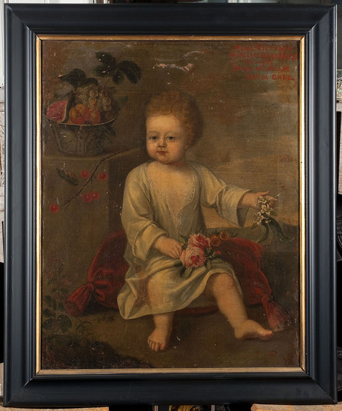 Kinderportret van Maria Victoria van Arenberg (1714-1793)