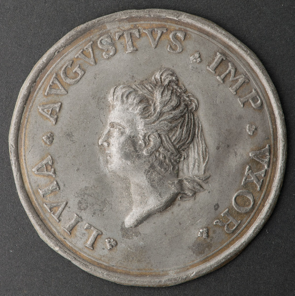 Portretpenning van Livia Drusilla II (59/58 v.Chr.-29 n.Chr.)