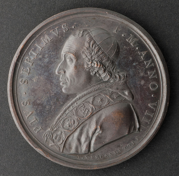 Medal on five new sanctifications under Pius VII (1742-1823)