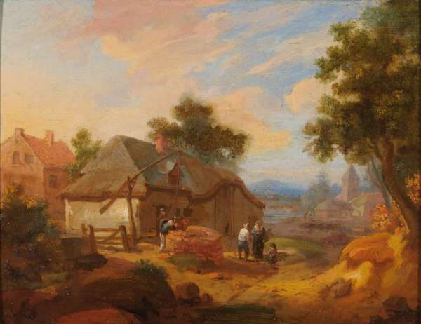 Village scene