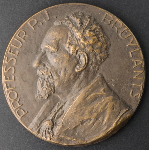 Portrait medal of Pierre Joseph Bruylants (1885-1950)