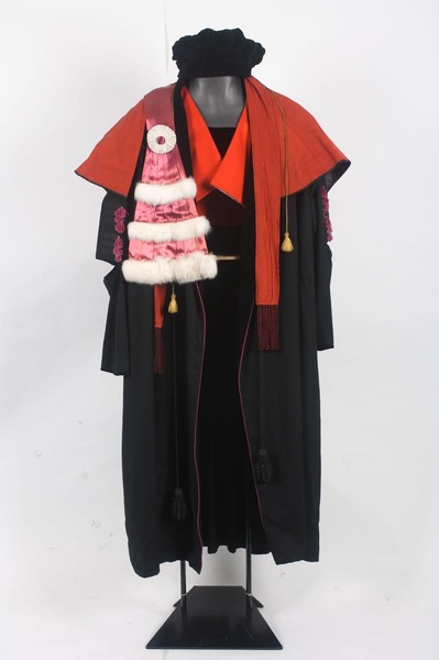 Gown (academic costume) of Albert Michotte (1881-1965), professor of psychology at the Catholic University of Leuven