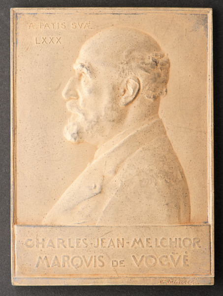 Portrait medal of Charles Jean Melchior de Vogüé (1829-1916)