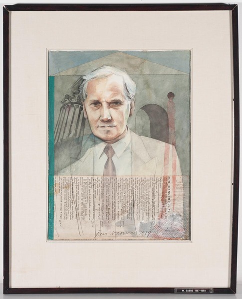 Portrait of Maurits Sabbe (1924-2004)