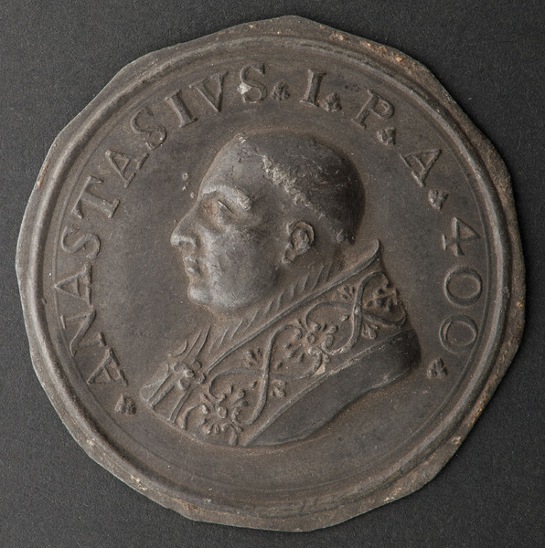 Portrait medal of Anastasius I (340-401)