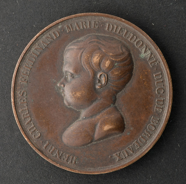 Penning op het doopsel van de hertog van Bordeaux op 1 mei 1821