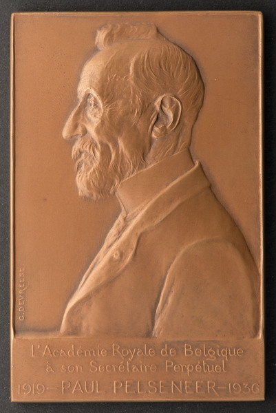 Portrait medal of Paul Pelseneer (1863-1945)