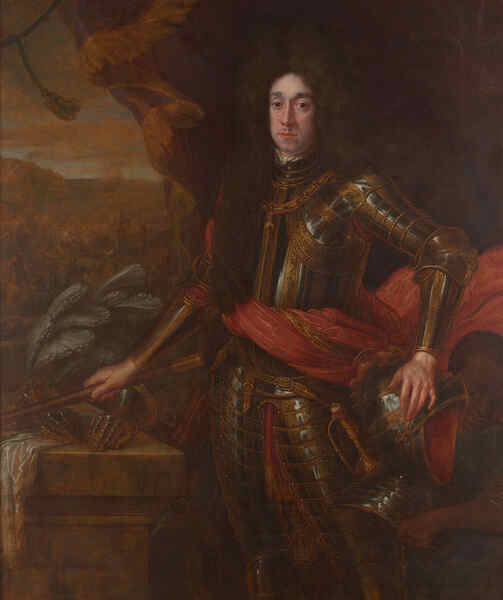 Portret van Karel Eugeen van Arenberg (1633-1681) en een onbekende jongen