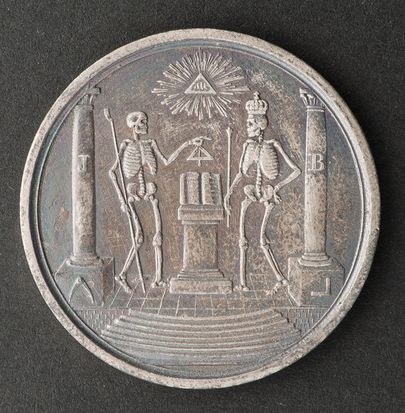 Medal of the freemason lodge of Rouen