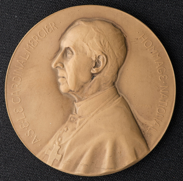 Portrait medal of Désiré Joseph Mercier (1851-1926)