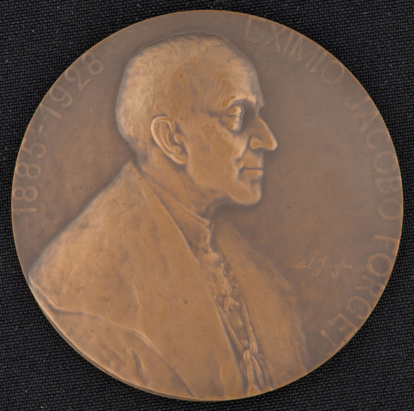 Portrait medal of Jacques Forget (1852-1933)